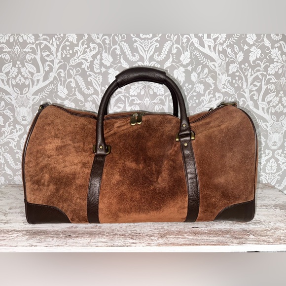 Marlboro Other - NWT 2003 Vintage Leather Marlboro Duffel Bag Brown